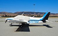 N33746 @ E16 - Locally-based 1975 Piper PA-28-180 parked at the south tie downs at South County Airport, San Martin, CA. - by Chris Leipelt