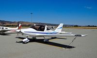 N90MM @ E16 - Newly locally-based 2008 Ultralight Sting S3 parked at the south tie downs at South County Airport, San Martin, CA. It was ferried here about a day or two before this shot. - by Chris Leipelt