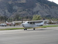 N6436B @ SZP - 1978 Cessna T210M TURBO CENTURION, Continental TSIO-520-R 300 Hp max, 285 Hp continuous, wing Micro vortex generators, six seats, landing roll Rwy 04 - by Doug Robertson