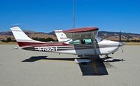 N70657 @ E16 - Locally-based 1968 Cessna 182M parked at the south tie downs at South County Airport, San Martin, CA. - by Chris Leipelt