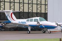 G-OADY @ EGNM - twin engine type rating trainer outside Multiflight hanger, - by Jez-UK