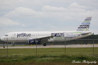 N598JB @ KRSW - JetBlue Flight 965 (N598JB) Bluemanity arrives at Southwest Florida International Airport following flight from Boston-Logan International Airport - by Donten Photography