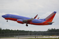 N416WN @ KRSW - Southwest Flight 1621 (N416WN) departs Southwest Florida International Airport enroute to Port Columbus International Airport - by Donten Photography