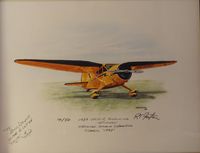 N23790 @ KMFE - Lithograph No. 10/50 by RT Foster picturing the 1993 National Grand Champion Classic. - by btrent, owner of Lithograph 10/50