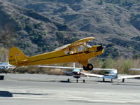 N88505 @ SZP - Piper J3C-65 CUB, Continental C65 65 Hp, takeoff climb Rwy 22 - by Doug Robertson