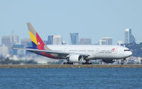 HL8254 @ SFO - Leaving the Tereminal to get to the runway for takeoff at SFO. - by Bill Larkins