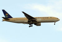 HZ-AKM @ EGLL - Boeing 777-268ER [28356] (Saudia) Home~G 13/07/2012. On approach 27L. - by Ray Barber