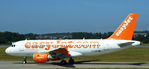 G-EZBD @ EGPH - Easyjet A319 taxying to runway 06 - by Mike stanners
