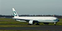 B-KPS @ EDDL - Cathay Pacific, is here taxiing to RWY23L at Düsseldorf Int'l(EDDL) - by A. Gendorf