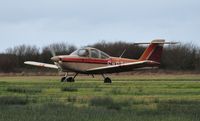 G-GTHM @ EGFH - Resident Tomahawk operated by Cambrian Flying Club. - by Roger Winser