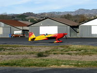 N669AJ @ SZP - Extraflugproduktions EA330S/C. Lycoming AEIO-540-L1B5 300 Hp short wing modified, customized Experimental class, formerly N300EX, landing roll Rwy 22 - by Doug Robertson