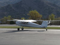 N2115V @ SZP - 1948 Cessna 120, Continental C85 85 Hp, landing roll Rwy 04 - by Doug Robertson