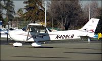 N408LB @ KRHV - Locally-based 2012 Cessna 172SP Skyhawk taxing out for an early morning departure at Reid Hillview Airport, San Jose, CA. - by Chris Leipelt