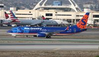 N809SY @ LAX - Sun Country - by Florida Metal