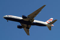 G-VIIM @ EGLL - Boeing 777-236ER [28841] (British Airways) Home~G 01/08/2013. On approach 27R. - by Ray Barber