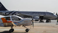 OK-OER @ OEGS - Saudi Sky team livery with the DA40NG from SAFA (Saudi Aviation Flight Academy)