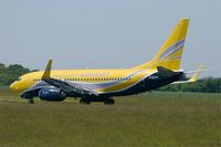F-GZTF @ LFRB - Boeing 737-73S, Take off run rwy 25L, Brest-Bretagne Airport (LFRB-BES) - by Yves-Q