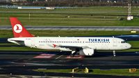 TC-JPS @ EDDL - Turkish Airlines, is here taxiing at Düsseldorf Int'l(EDDL) - by A. Gendorf