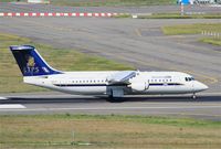 QQ101 @ LFBO - British Aerospace Avro 146-RJ100, Take off run rwy 14R, Toulouse-Blagnac Airport (LFBO-TLS) - by Yves-Q