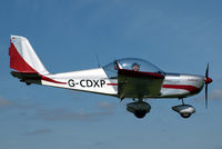 G-CDXP @ EGHP - Aerotechnik EV-97 Eurostar [2005-2626] Popham~G 03/05/2014 - by Ray Barber