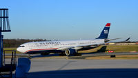 N276AY @ KCLT - Taxi to park CLT - by Ronald Barker