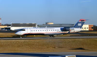 N419AW @ KCLT - Taxi to park CLT - by Ronald Barker