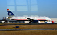 N678AW @ KCLT - Takeoff roll CLT - by Ronald Barker