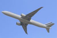 F-GSQF @ LFPG - Boeing 777-328 (ER), Take off Rwy 27L, Roissy Charles De Gaulle Airport (LFPG-CDG) - by Yves-Q
