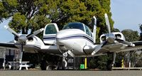 N555TK @ KRHV - Locally-based 1976 Beechcraft Baron 55 parked at the wash rack prior to flight to nearby Hayward Exec at Reid Hillview Airport, San Jose, CA. This is my favorite airplane on the field. - by Chris Leipelt
