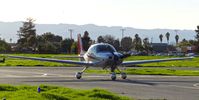 N881PM @ KRHV - Locally-based 2014 Cirrus SR22T Turbo clear of runway 31R taxing back to its hangar at Reid Hillview Airport, San Jose, CA. - by Chris Leipelt