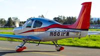 N881PM @ KRHV - Locally-based 2014 Cirrus SR22T Turbo taxing back to its hangar at Reid Hillview Airport, San Jose, CA. - by Chris Leipelt