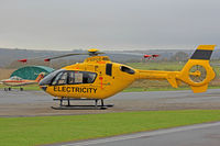 G-WPDE @ EGFH - EC-135P-2+, WPD Helicopter Unit Bristol Lulsgate based, previously D-HECP, temp based at Swansea.