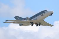 185 @ LFRJ - Dassault Falcon 10 MER, Take off rwy 26, Landivisiau Naval Air Base (LFRJ) - by Yves-Q