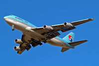 HL7404 @ EGLL - HL7404   Boeing 747-4B5 [26409] (Korean Air) Home~G 25/09/2009. On approach 27R. - by Ray Barber