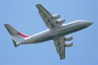 EI-RJG @ LFRB - British Aerospace Avro 146-RJ85A, Take off rwy 07R, Brest-Bretagne Airport (LFRB-BES) - by Yves-Q