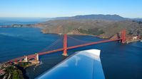 N171CB - Flying over the Golden Gate Bridge on a beautiful Sunday morning in the Bay Area. - by Chris Leipelt