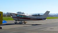 N8993T @ O69 - Coughran Aviation LLC (Rio Vista, ca) 1960 Cessna 182C parked on the visitor's ramp at Petaluma Municipal Airport, Petaluma, CA. - by Chris Leipelt