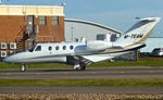 M-TEAM @ EGGW - 2006 Cessna 525 CitationJet CJ1+, c/n: 525-0609 at Luton - by Terry Fletcher