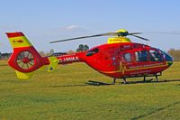 G-HWAA @ EGBC - Eurocopter EC.135T2 [0375] {Bond Air Services/Midlands Air Ambulance) Cheltenham Racecourse~G 10/03/2015 - by Ray Barber