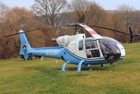 N150SF @ EGBC - Aerospatiale SA.341G Gazelle [1584] (Southern Aircraft Consultancy) Cheltenham Racecourse~G 12/03/2015 - by Ray Barber