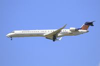 D-ACNV @ LFPG - Canadair Regional Jet CRJ-900LR, Short approach rwy 27R, Paris-Roissy Charles De Gaulle airport (LFPG-CDG) - by Yves-Q