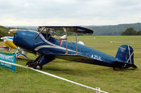 F-AZUL @ LFBJ - CASA 1-131E Jungmann parked at Saint-Junien airfield, France - by Van Propeller