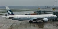 B-KPF @ EDDL - Cathay Pacific, is here parked at the gate at Düsseldorf Int'l(EDDL) - by A. Gendorf