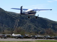 N8221V @ SZP - 1966 Cessna 180H, Continental O-470-R 230 Hp, takeoff climb Rwy 22 - by Doug Robertson