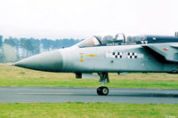 ZE731 @ EGQL - Nose shot whilst coded GF of RAF 43 Sqn at RAF Leuchars in April 1996 - by Clive Pattle