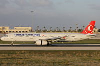 TC-JRH @ LMML - A321 TC-JRH Turkish Airlines - by Raymond Zammit