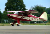 G-ATXA @ EGBP - Piper PA-22-150 Tri-Pacer [22-3730] Kemble~G 11/7/2004 - by Ray Barber
