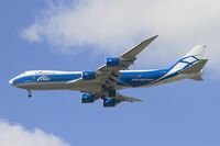 VQ-BGZ @ LFPG - Boeing 747-8HVF, Short approach rwy 27R, Roissy Charles De Gaulle Airport (LFPG-CDG) - by Yves-Q