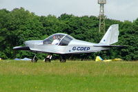 G-CDEP @ EGBP - Evektor EV-97 TeamEurostar UK [2004-2128] Kemble~G 01/07/2005. Earlier scheme. - by Ray Barber