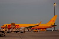 G-DHLE @ EDDP - Business as usual in last daylight on apron 4..... - by Holger Zengler